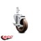 Service Caster 4 Inch High Temp Glass Filled Nylon 3/4 Inch Square Stem Caster with Brake SCC SCC-SQ20S414-GFNSHT-TLB-34 - alternate 4